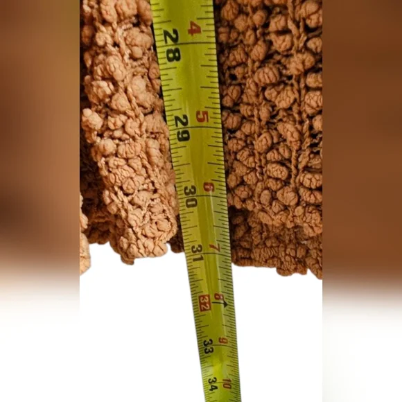 Zenana 'Falling For You' Full Size Open Front Popcorn Cardigan - Picture 7 of 8